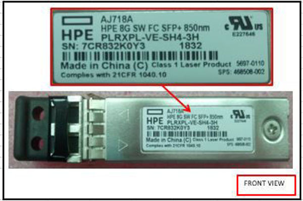 Picture of 8Gb Short Wave FC SFP Transceiver