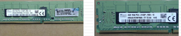 Picture of 4GB 1Rx8 PC4-2133P DIMM